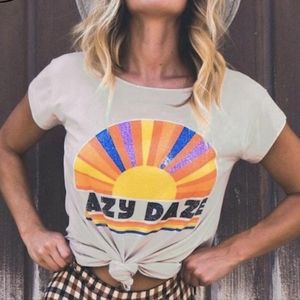 Lazy Daze Tee Rainbow T-Shirt S